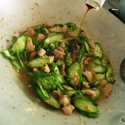 Stir Fried Loofah