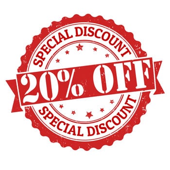 20% Discount 20% Discount