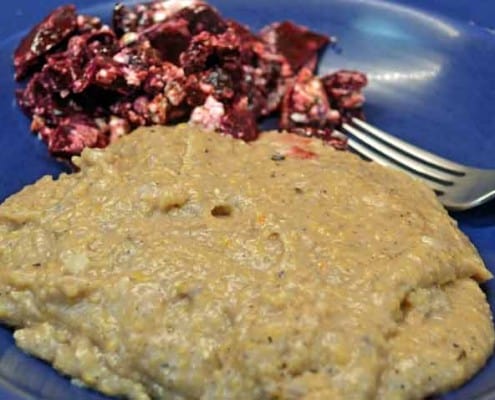 Blue & Yellow Polenta