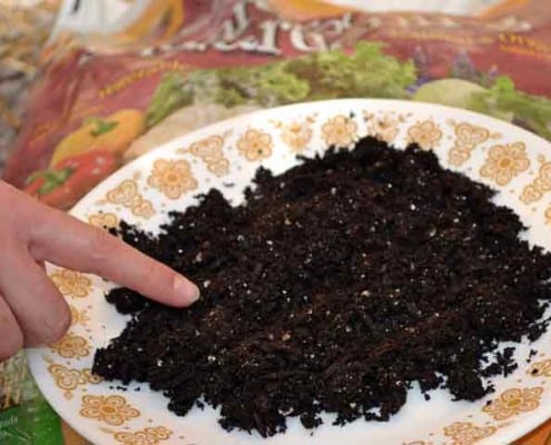 Square Foot Potting Soil Closeup
