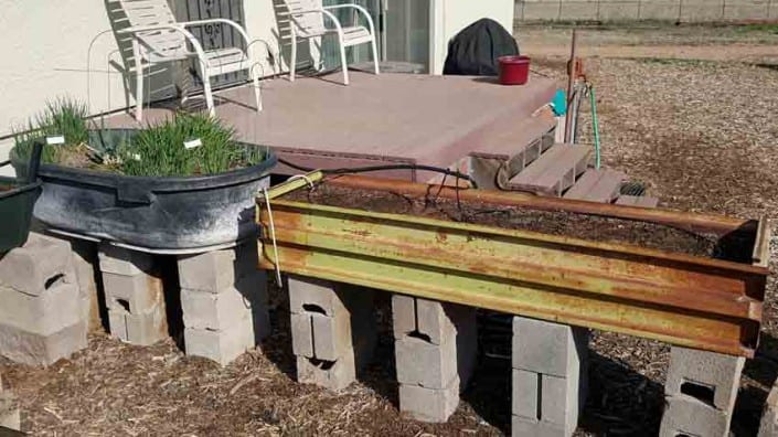 Growing Bed Moved Growing Bed Moved