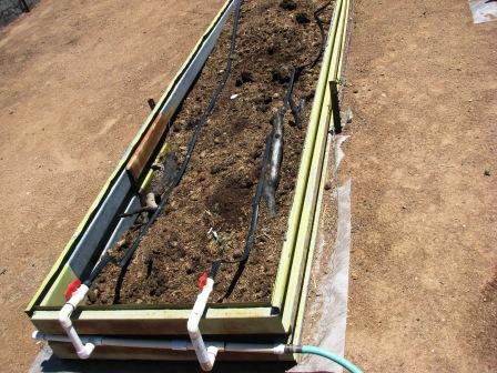 Worm bed with drip