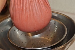Draining Tomato Pulp 