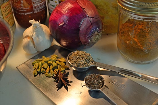 Spices for Yogurt Marinated Crimson meat  Smoked Yogurt Marinated Crimson meat Roast DSC 0196