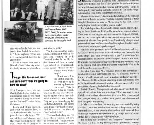 Range Magazine Article